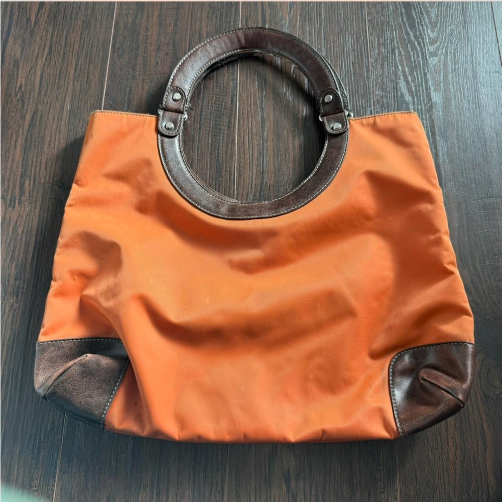 Nine west Orange and brown hand bag 🌟🌟